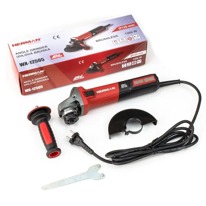 Winkelschleifer HERMAN WX-12505 BL | 125 mm 1300 W | Garantie: 3 Jahren