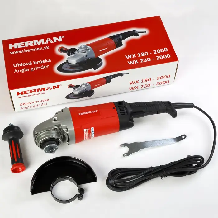 Uhlová brúska HERMAN WX 18001 180 mm | 2000 W 130180000