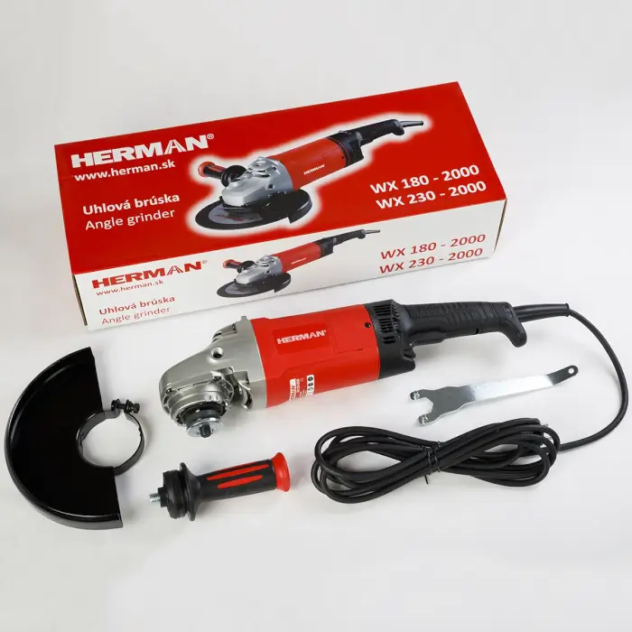 Winkelschleifer HERMAN WX-23001 | 230 mm 2000 W | Garantie: 3 Jahren