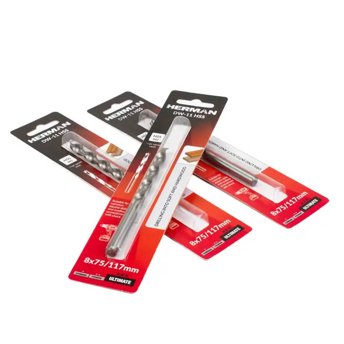 Holzbohrer HERMAN DW-11 HSS M2 Speziell für Hartholz