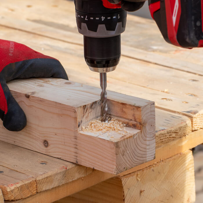 Holzbohrer Satz HERMAN QDW-11 7 Bohrer im Satz