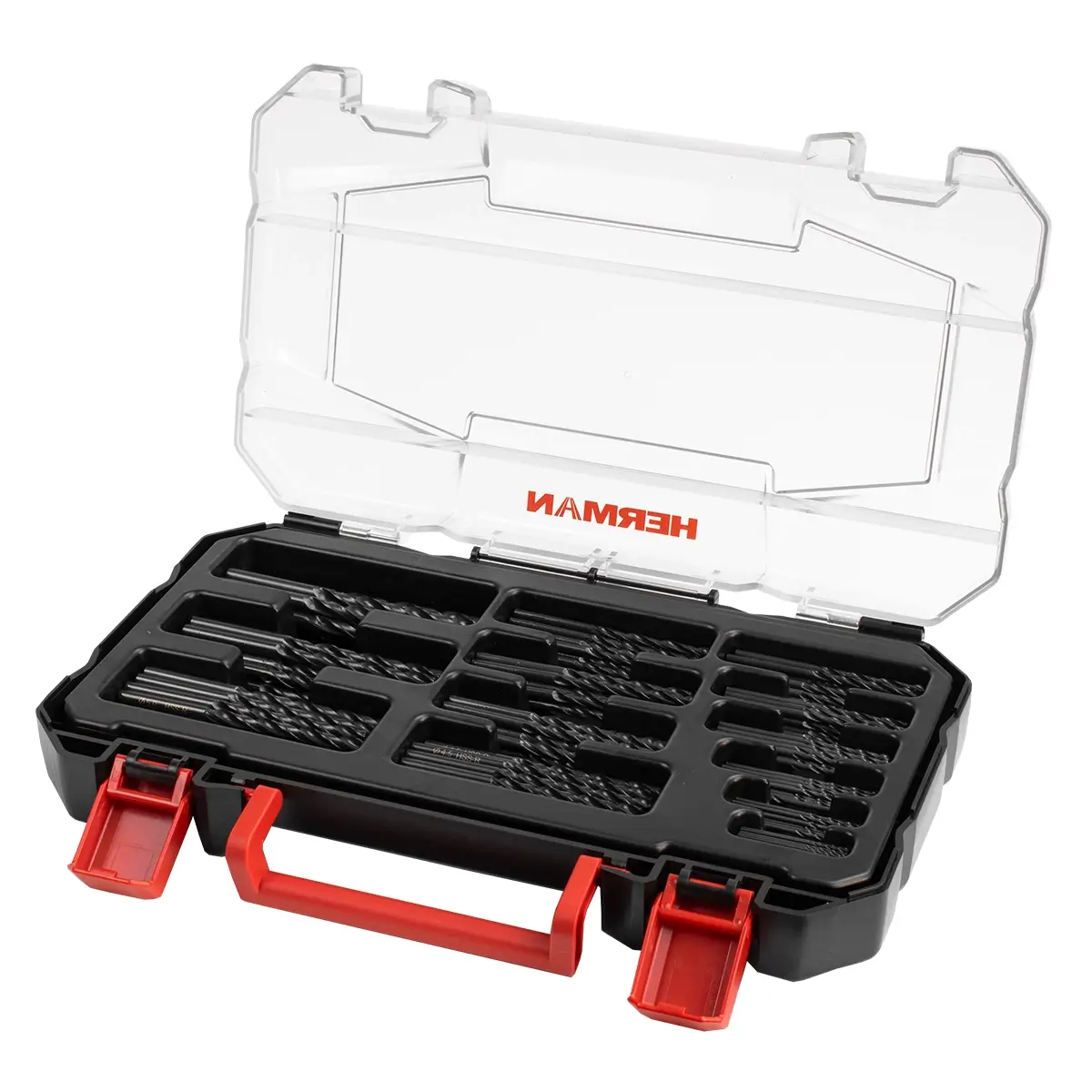 Satz Metall-Bohrer DIN 338 HERMAN QDM-15 HSS-R 130 Bohrer in Kassette